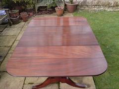 George III period mahogany Sunderland antique dining table2.jpg
